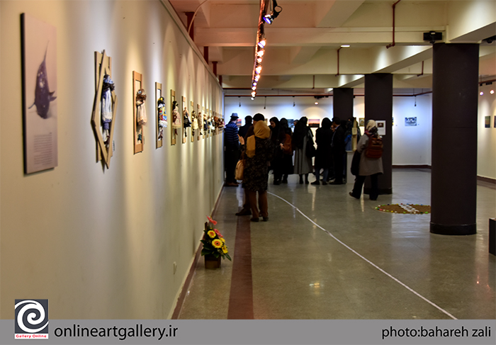 گزارش تصویری بخش نمایشگاهی دومین همایش بین المللی هنرهای تجسمی و محیط زیست با محوریت «هنر بازیافت» در موسسه صبا
